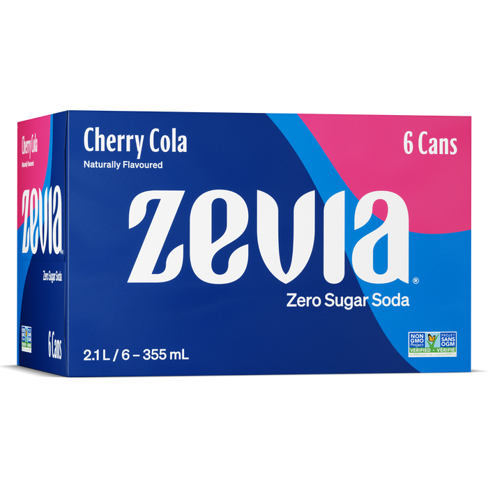 Zevia Cherry Cola, 6 x 355mL