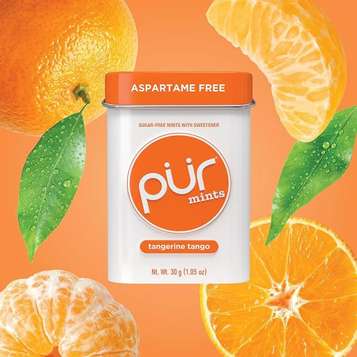 PUR Sugar-Free Mints - Tangerine Tango, 30g