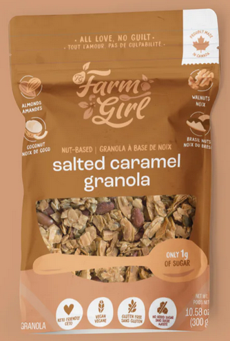 Farm Girl Ketocrunch (Salted Caramel) Granola Cereal, 300g