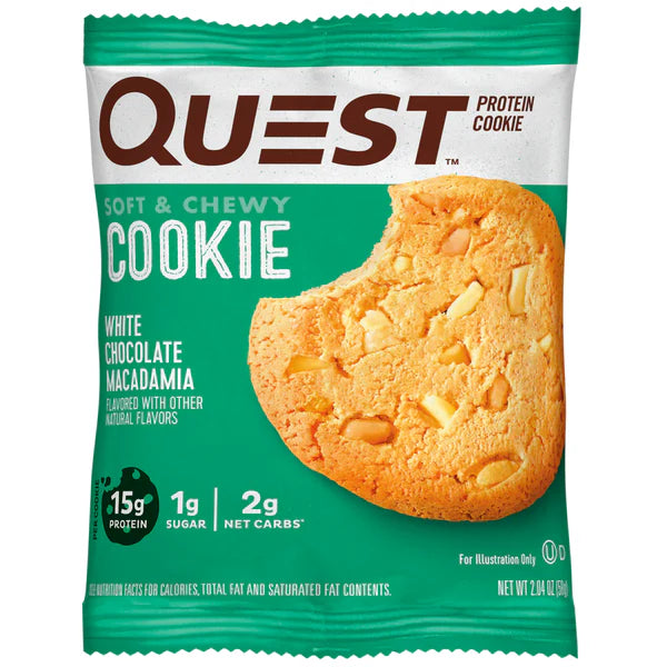 Quest Nutrition White Chocolate Macadamia Cookie, 58g